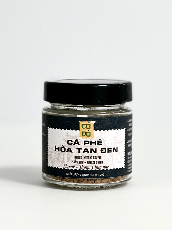 Tinh Cà Phê Hòa Tan Đen Cố Đô - Sấy Lạnh