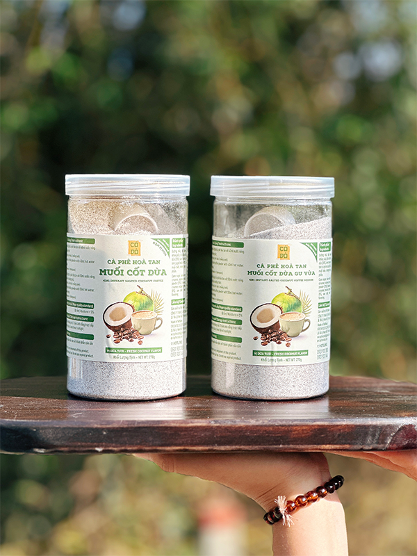 HŨ CÀ PHÊ HÒA TAN MUỐI CỐT DỪA (270GR)