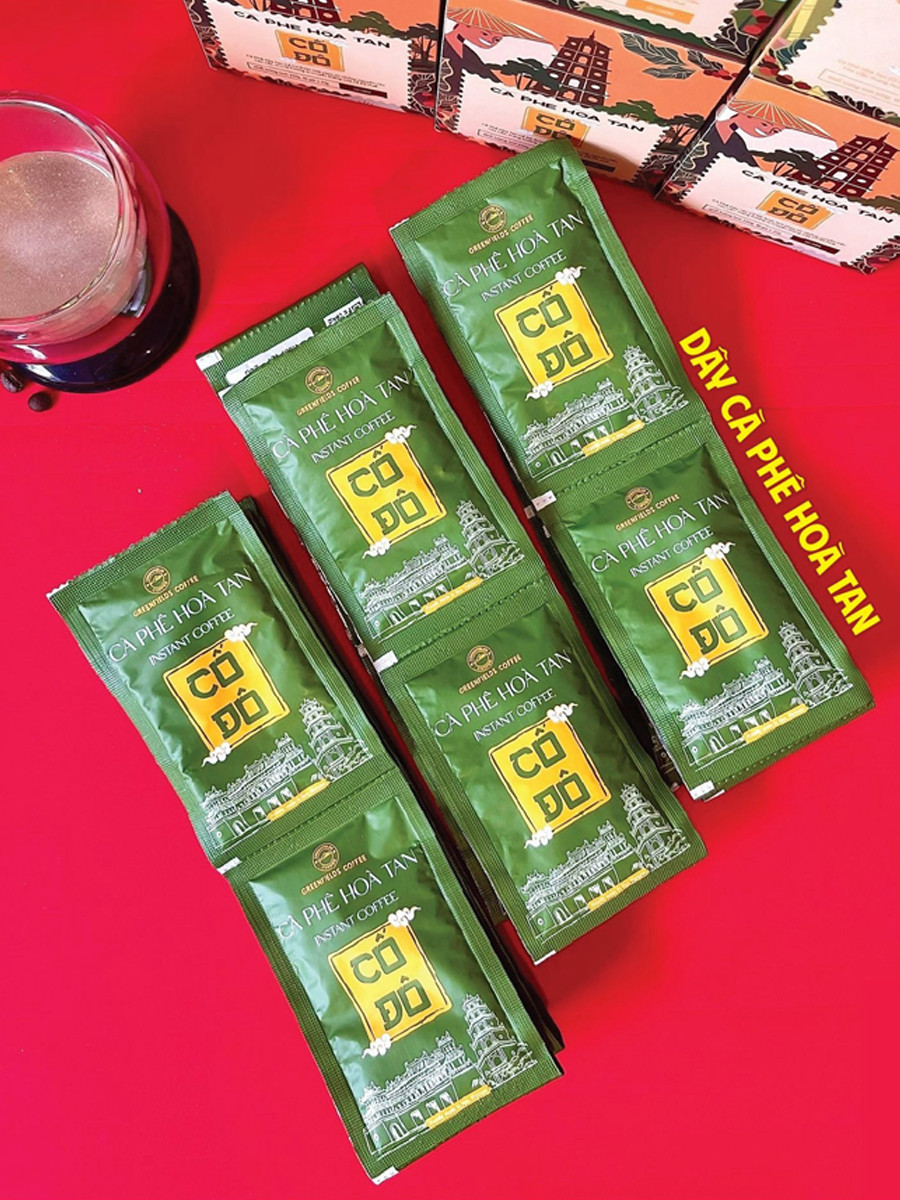 Dây 10 Gói Cà Phê Hòa Tan 3in1 Cố Đô (10 gói x 20g)